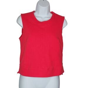 Vince Camuto Sleeveless Coral Textured Blouse Size Small